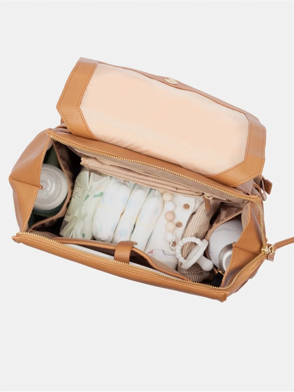 • Freshly Picked Diaper Bag in Butterscotch • - Picture 3 of 5